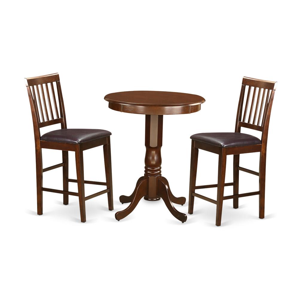 3  Pc  counter  height  Dining  set  -  Small  Kitchen  Table  and  2  bar  stools.. Picture 2