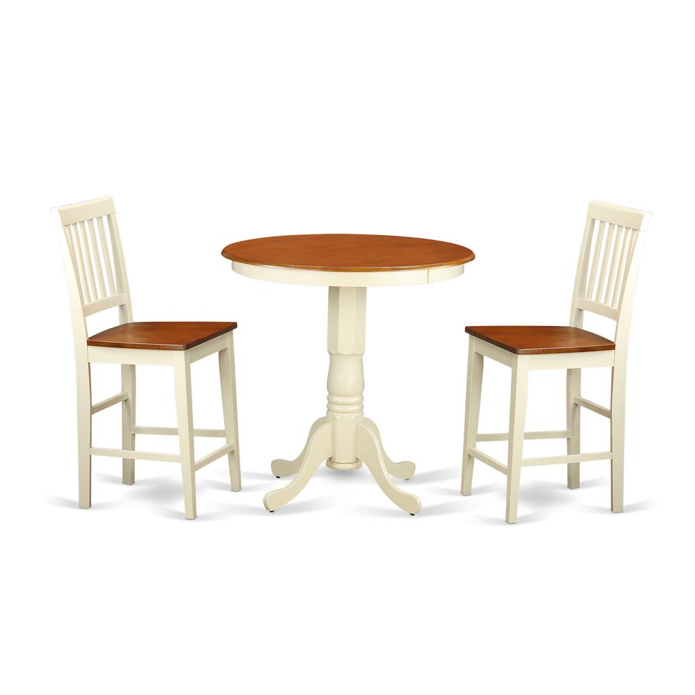 3  PC  counter  height  Dining  room  set  -  counter  height  Table  and  2  counter  height  stool.. Picture 2