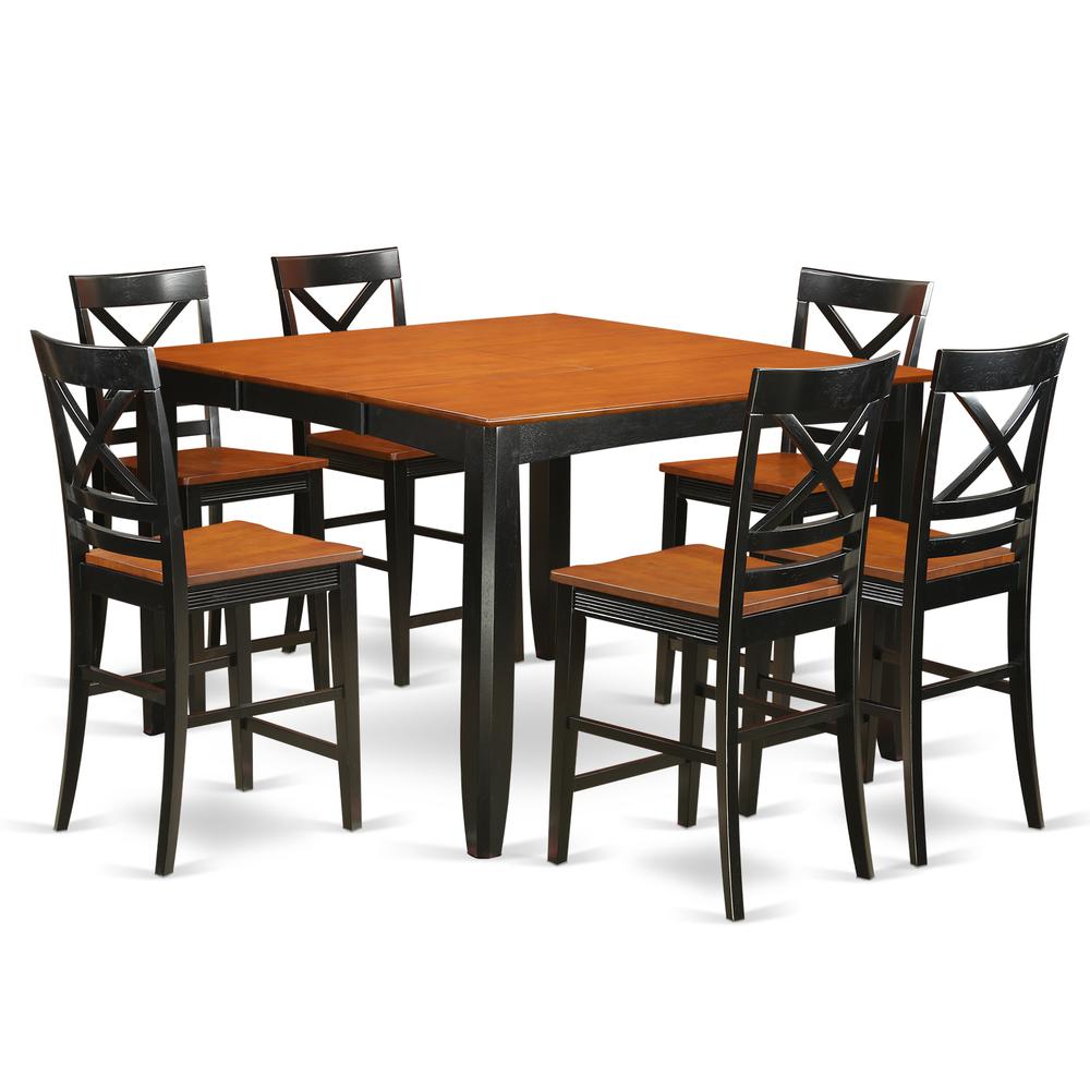 7  Pc  counter  height  Dining  room  set  -  Dining  Table  and  6  Kitchen  bar  stool.. Picture 2