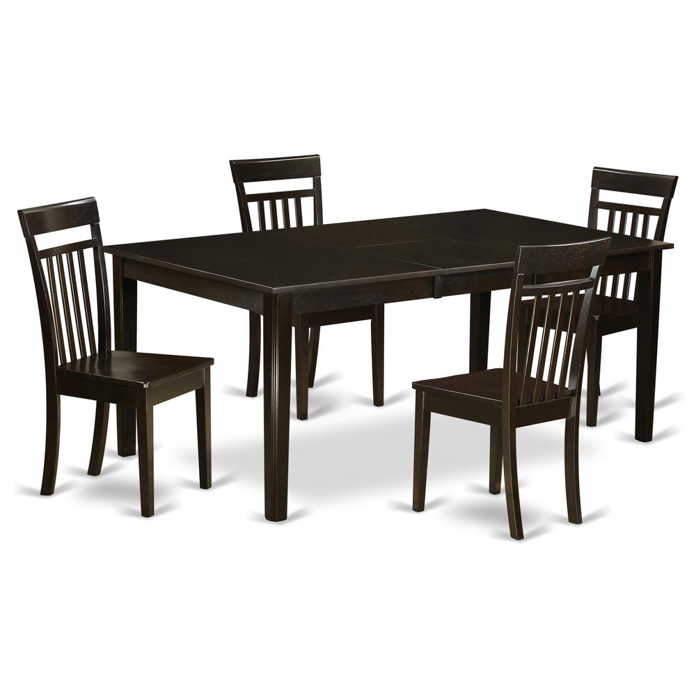 5  Pc  Dining  room  set  for  4-Table  with  Leaf  along  with  4  Dining  Chairs.. Picture 2