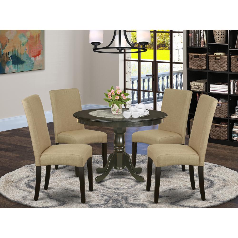Dining Room Set Cappuccino, HLDR5-CAP-03. Picture 2