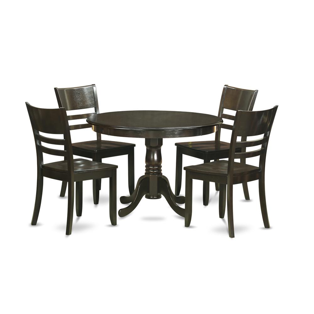 5  PC  small  Kitchen  Table  and  Chairs  set-Dining  Table  and  4  dinette  Chairs. Picture 2