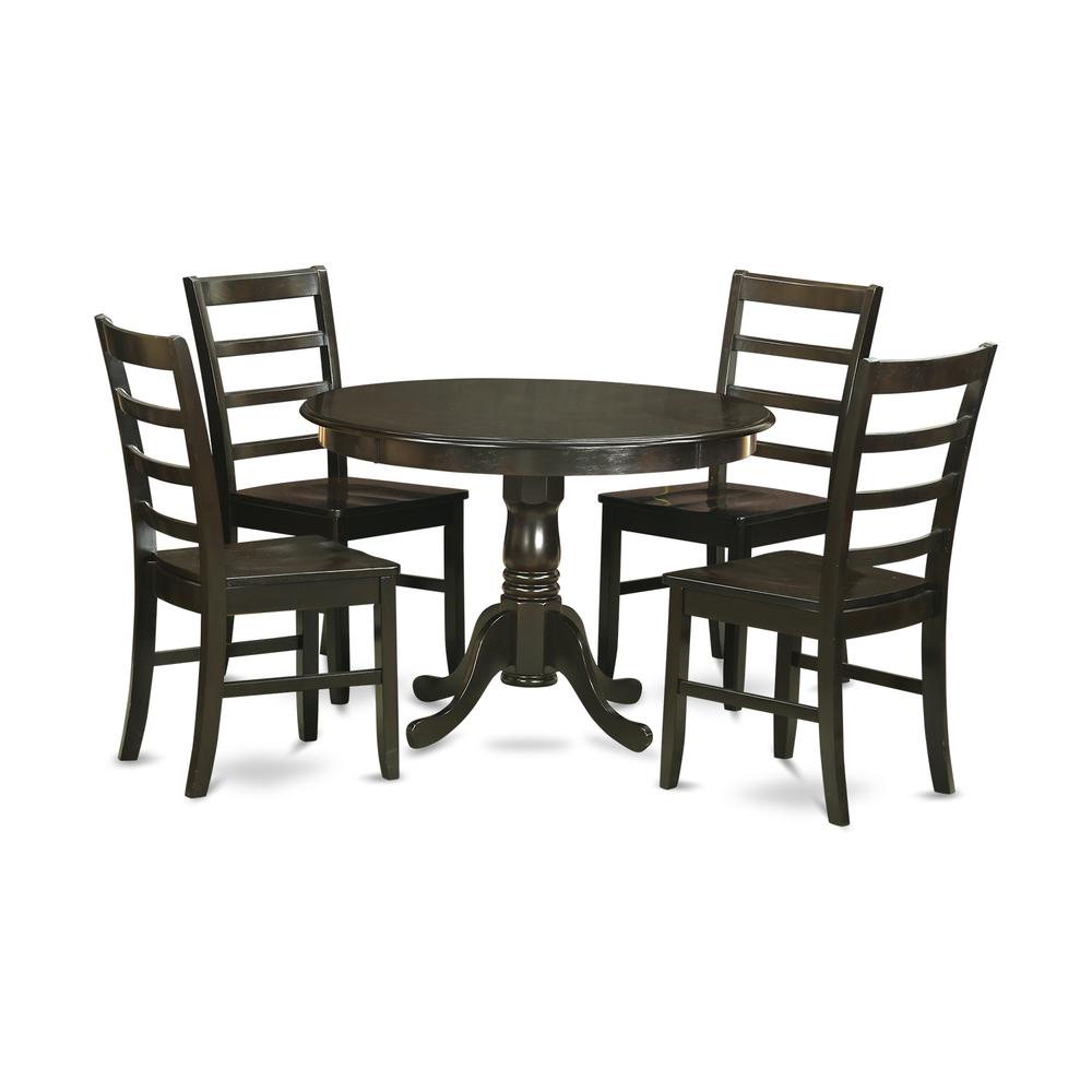 5  PC  small  Kitchen  Table  set-Kitchen  Table  and  4  Dinette  Chairs.. Picture 2