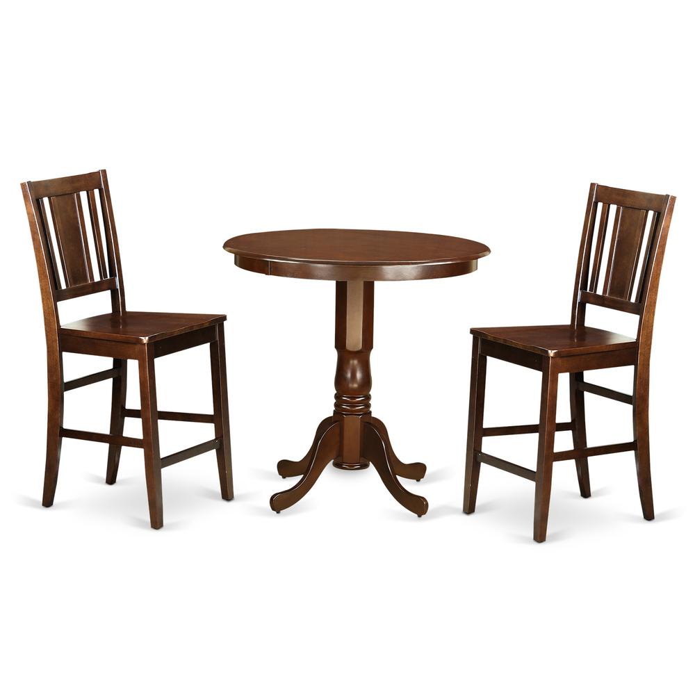 3  Pc  pub  Table  set  -  Dinette  Table  and  2  counter  height  Dining  chair.. Picture 2