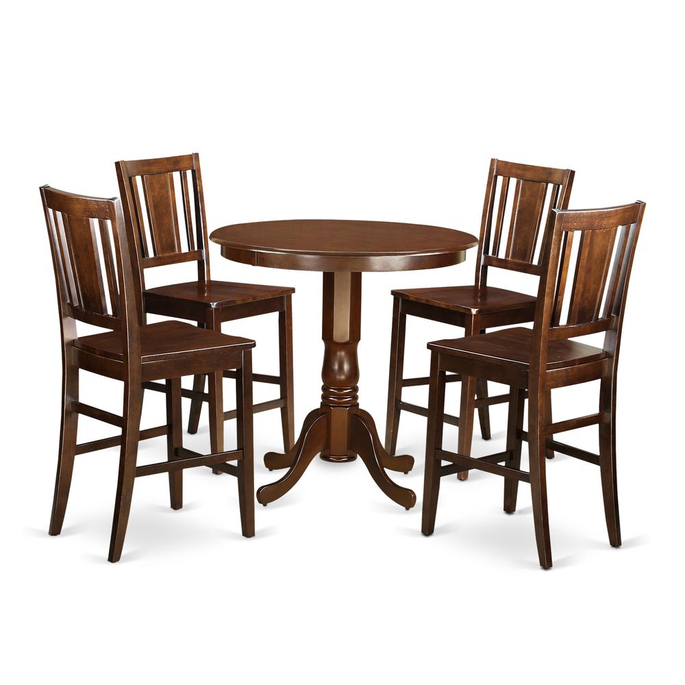 5  Pc  counter  height  pub  set  -  high  Table  and  4  dinette  Chairs.. Picture 2