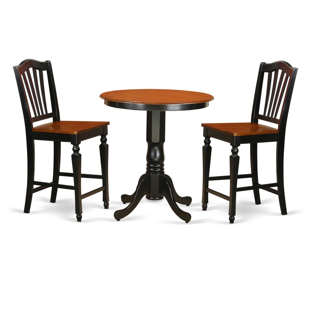 3  Pc  counter  height  Dining  set-pub  Table  and  2  Dining  Chairs.. Picture 2