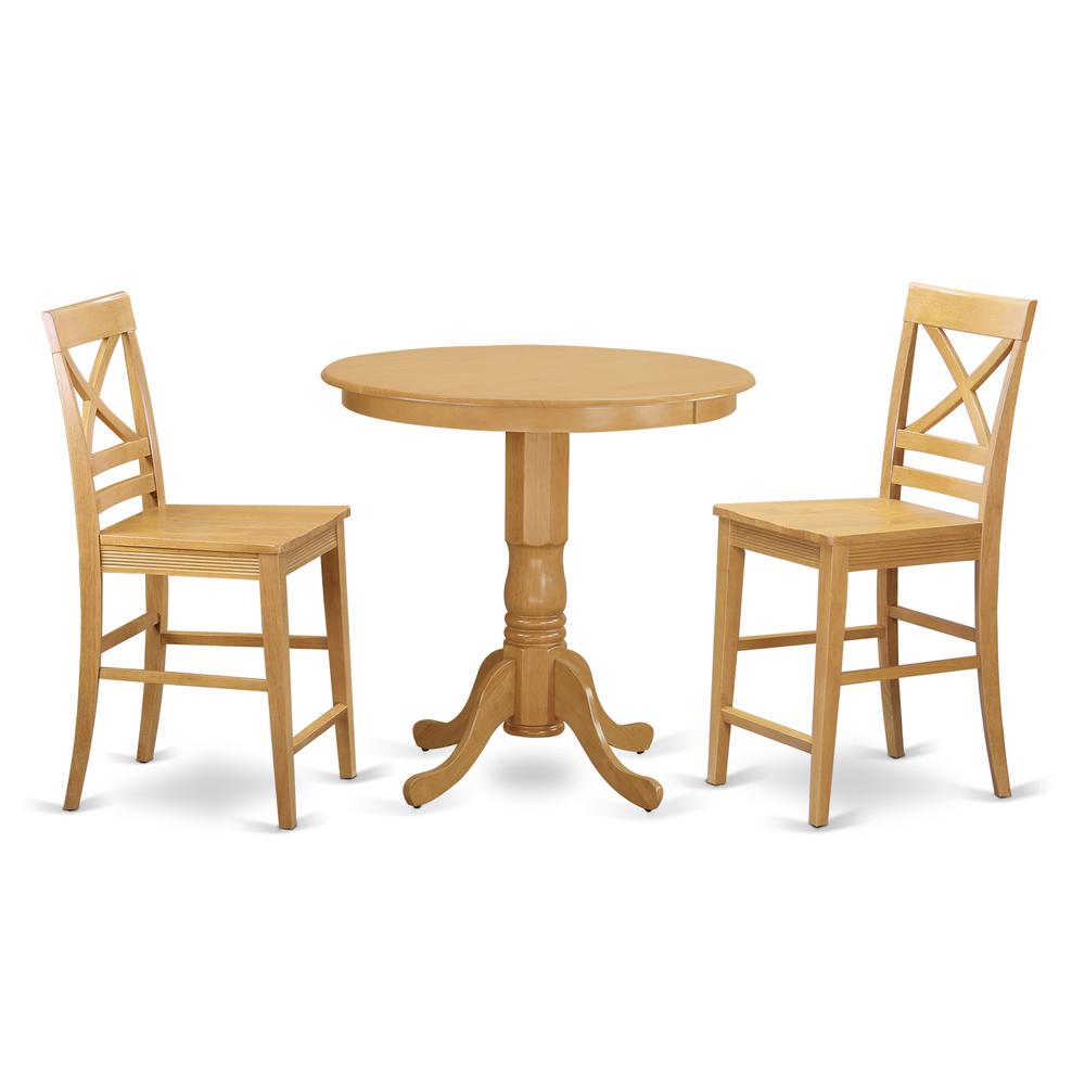 3  Pc  counter  height  Dining  room  set  -  high  Table  and  2  counter  height  stool.. Picture 2