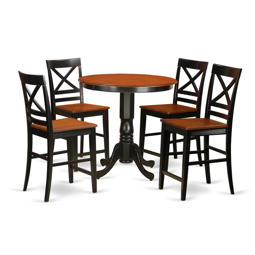 5  Pc  counter  height  Table  and  chair  set  -  high  top  Table  and  4  counter  height  stool.. Picture 2