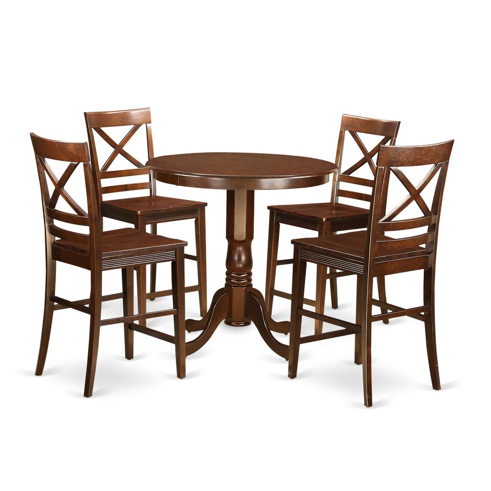 5  PC  counter  height  Dining  room  set-pub  Table  and  4  Dining  Chairs.. Picture 2