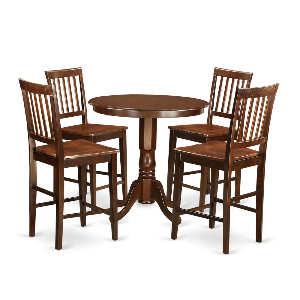 5  Pc  Dining  counter  height  set-pub  Table  and  4  Dining  Chairs.. Picture 2