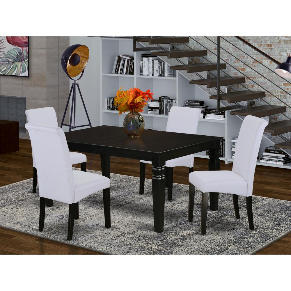 Dining Room Set Black, LGBA5-BLK-05. Picture 2