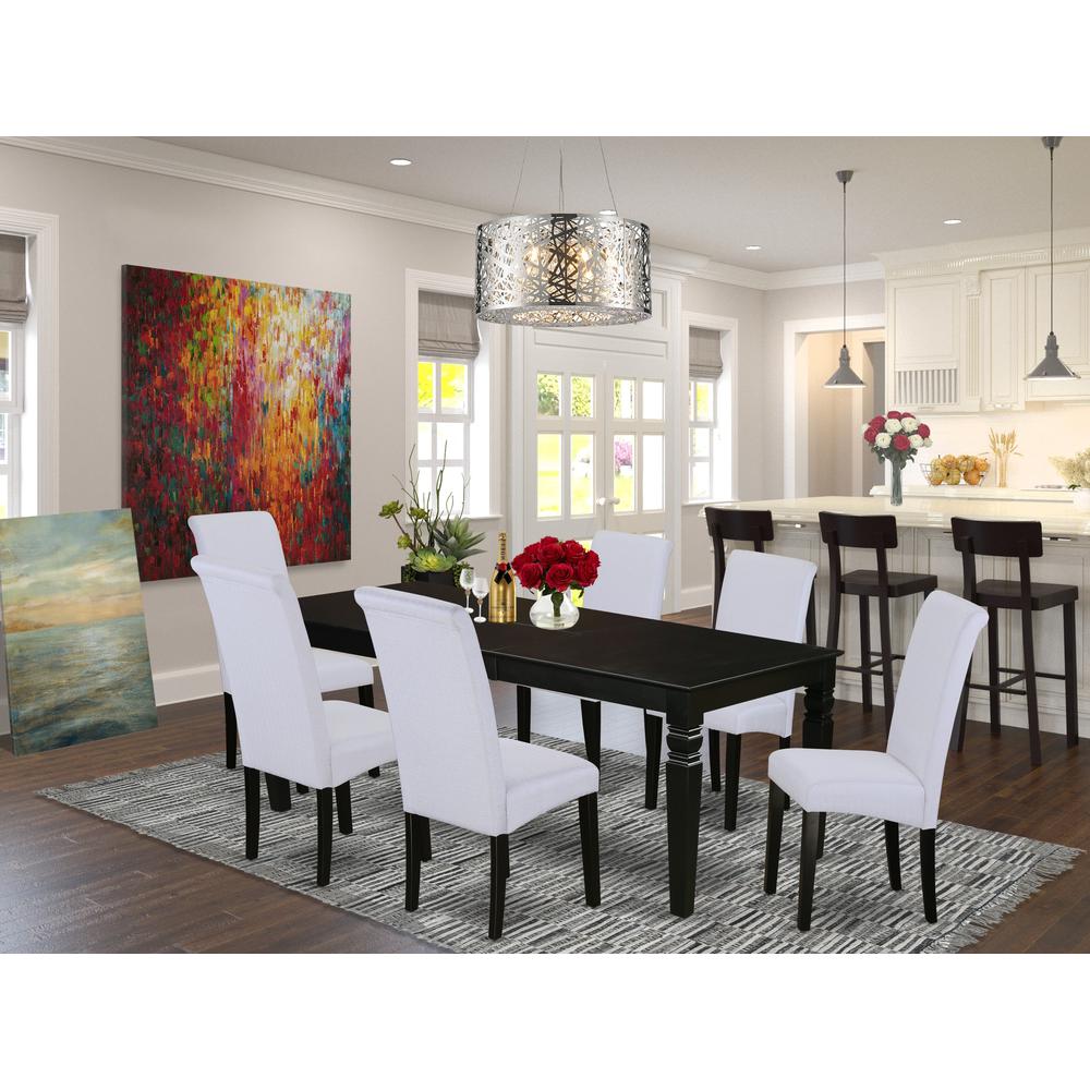 Dining Room Set Black, LGBA7-BLK-05. Picture 2