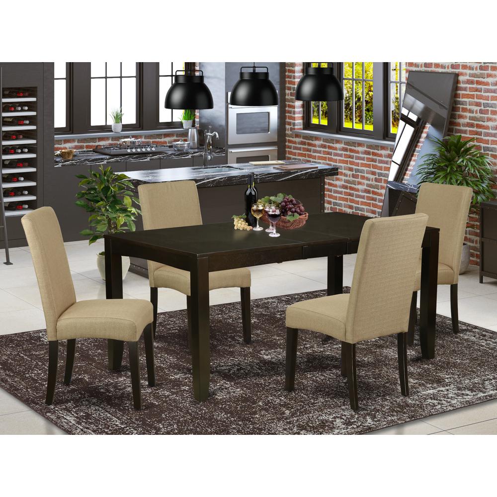 Dining Room Set Cappuccino, LYDR5-CAP-03. Picture 2