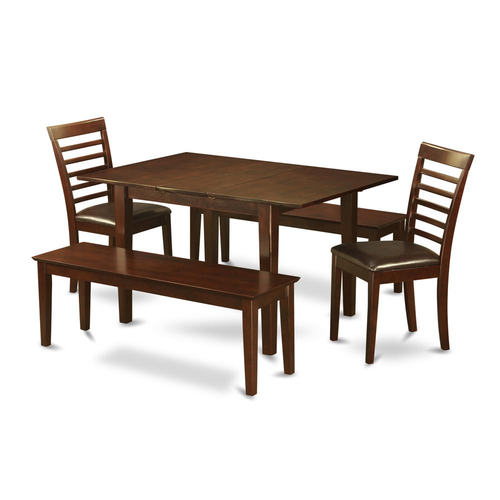 5  Pc  dinette  set-small  Dining  Tables  and  2  Dining  Chairs  and  2  Benches. Picture 2