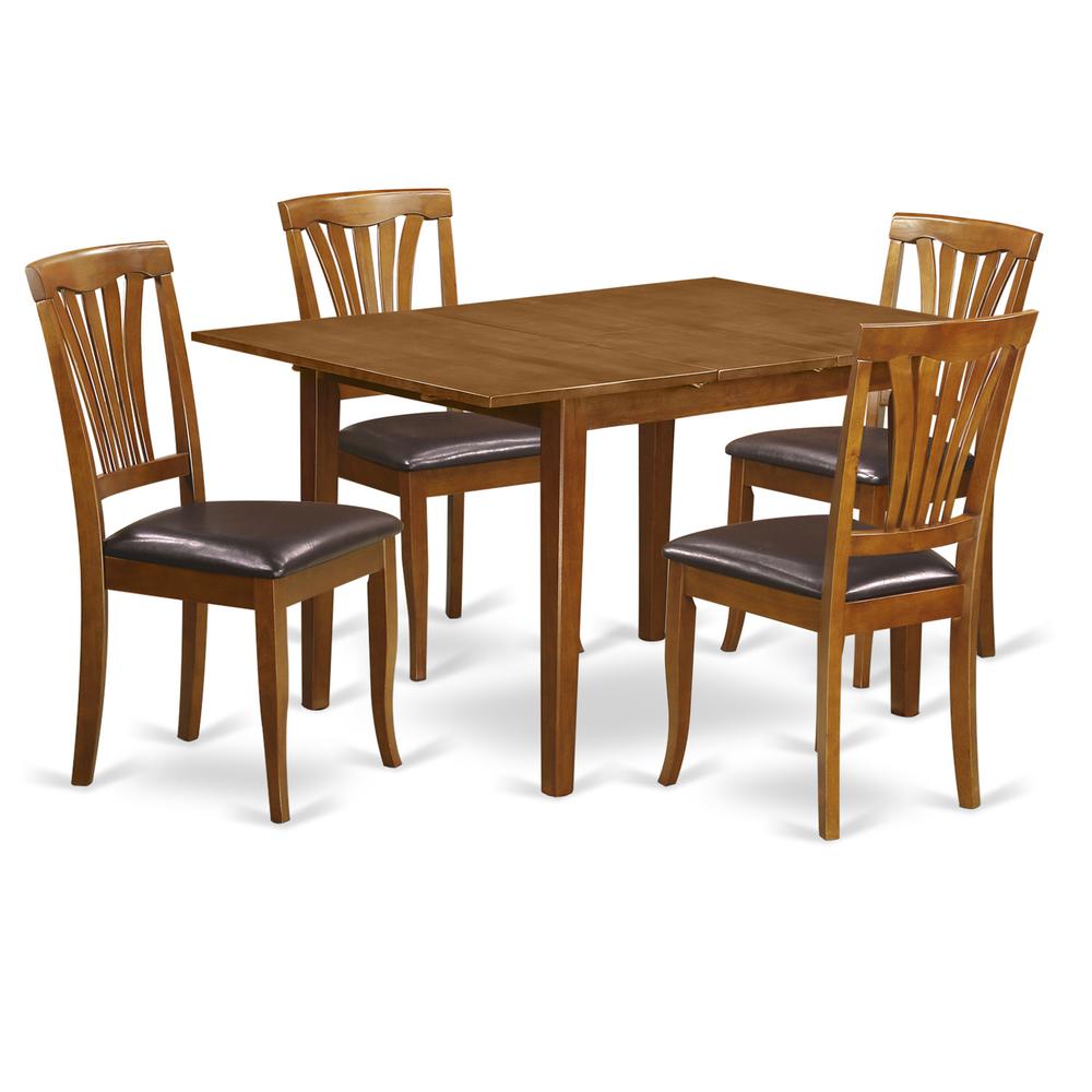 5  Pc  dinette  set-  Tables  for  small  spaces  and  4  Kitchen  Chairs. Picture 2