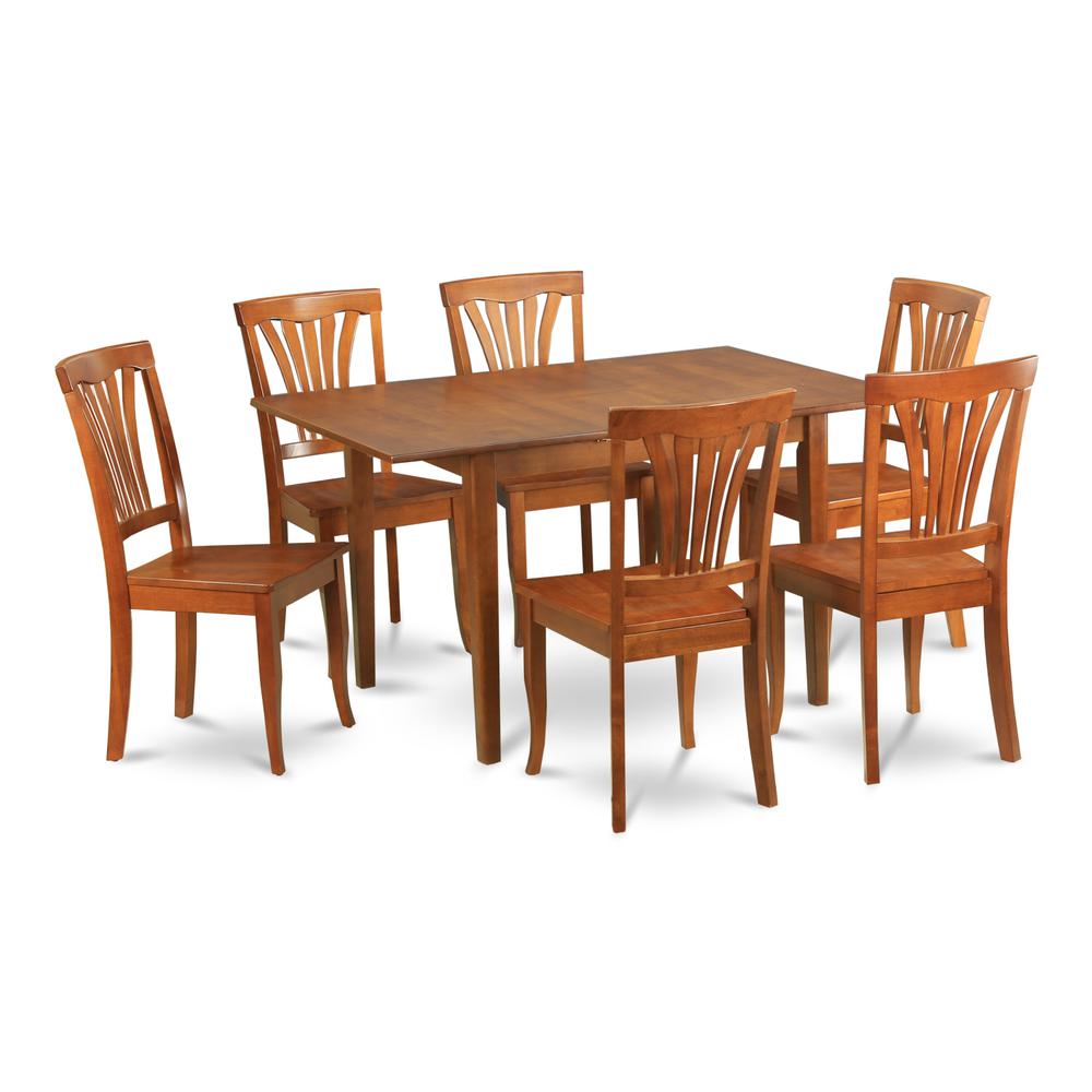 7  Pc  Kitchen  nook  Dining  set-small  Dining  Tables  and  6  Kitchen  Chairs. Picture 2