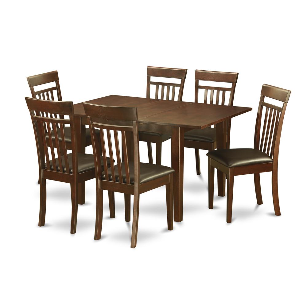 7  Pc  Kitchen  nook  Dining  set-small  Table  and  6  Dining  Chairs. Picture 2