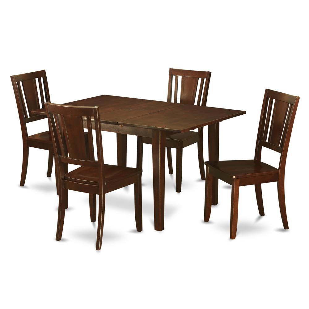 5  Pc  Kitchen  dinette  set-breakfast  nook  and  4  Chairs  for  Dining  room. Picture 2