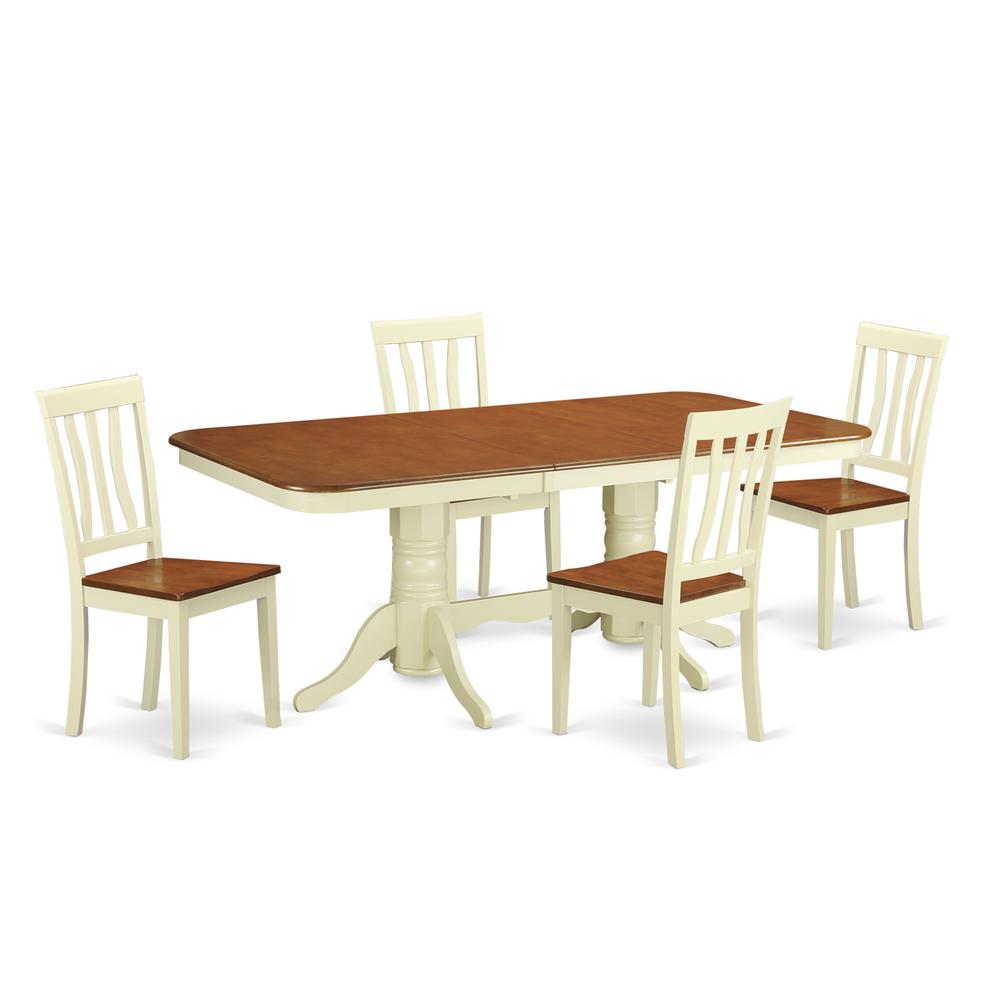5  PcKitchen  nook  Dining  set  -  Dining  Table  and  4  Kitchen  Chairs. Picture 2