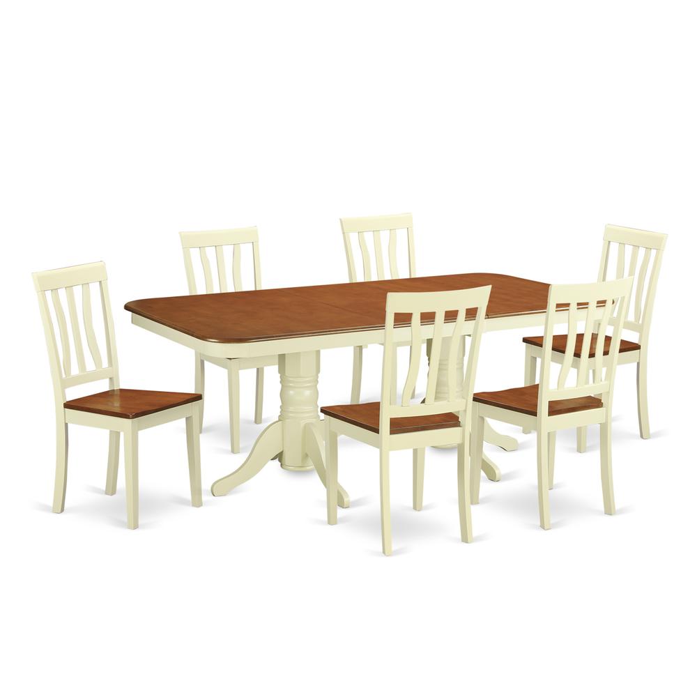 7  Pc  Dining  room  set  -Kitchen  dinette  Table  and  6  Dining  Chairs. Picture 2
