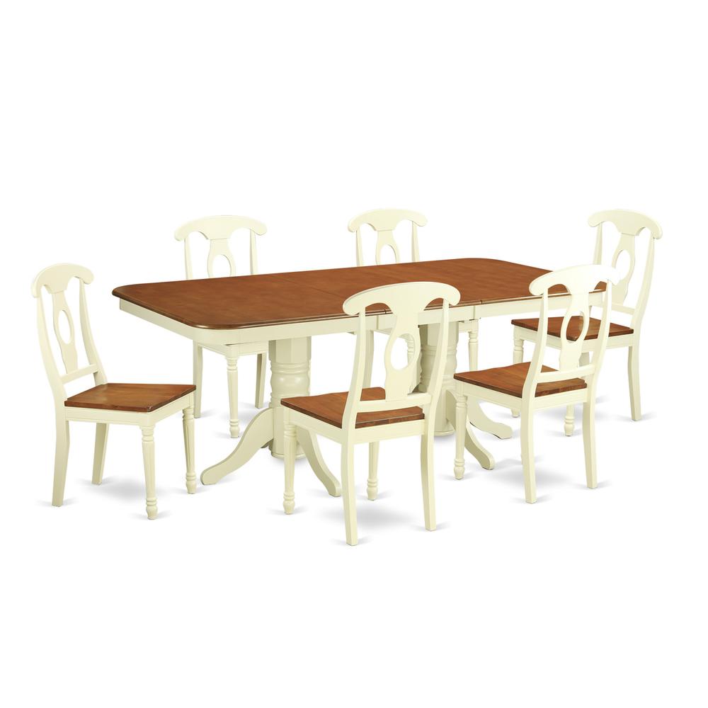 7  Pc  Dining  room  set  for  6-Dining  Table  with  Leaf  and  6  Dining  Chairs.. Picture 2