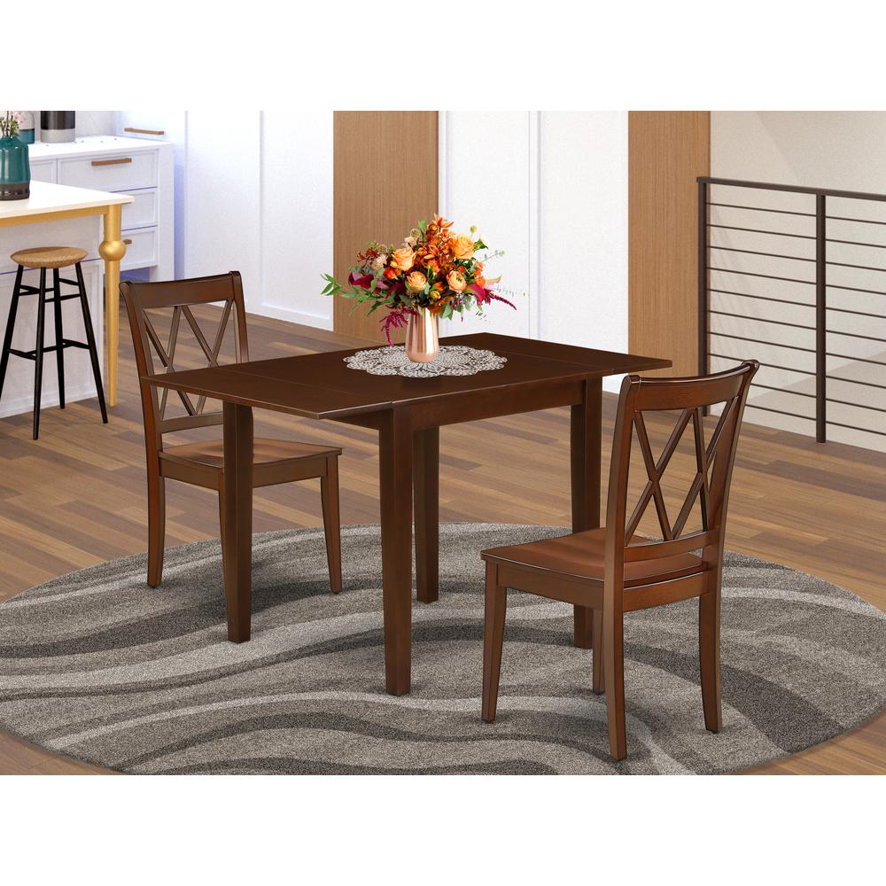 Dining Room Set Mahogany, NDCL3-MAH-W. Picture 2