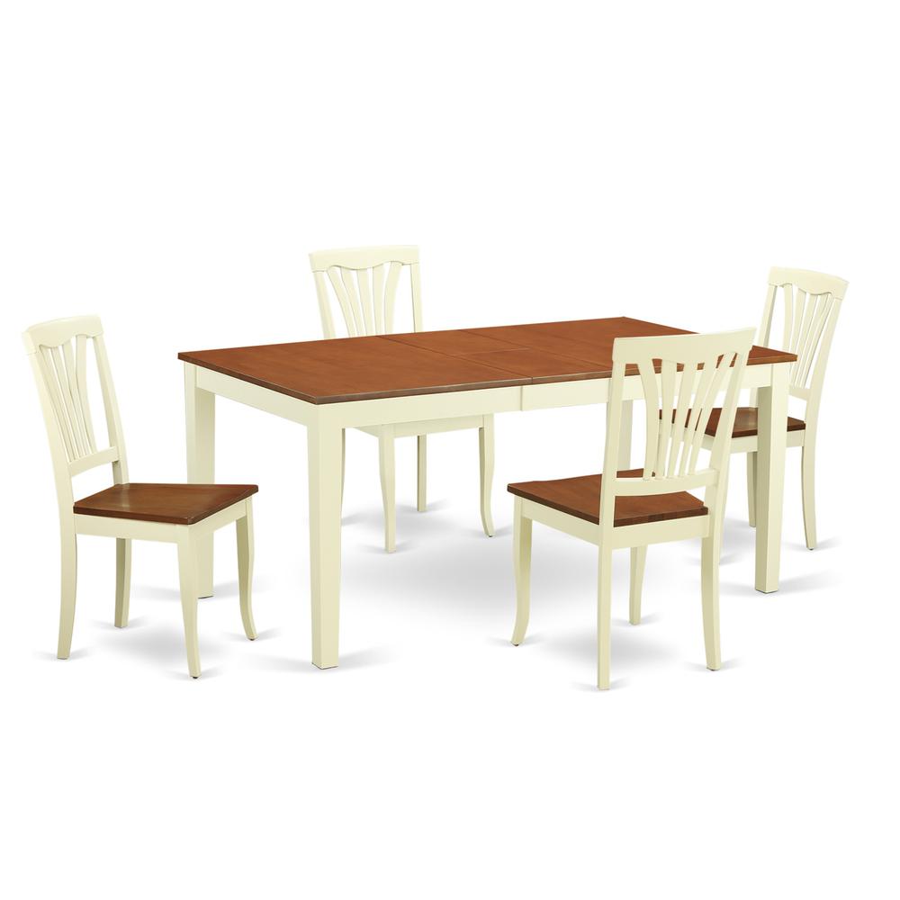 5  Pc  dinette  set  for  4-Dinette  Table  and  4  Kitchen  Dining  Chairs. Picture 2