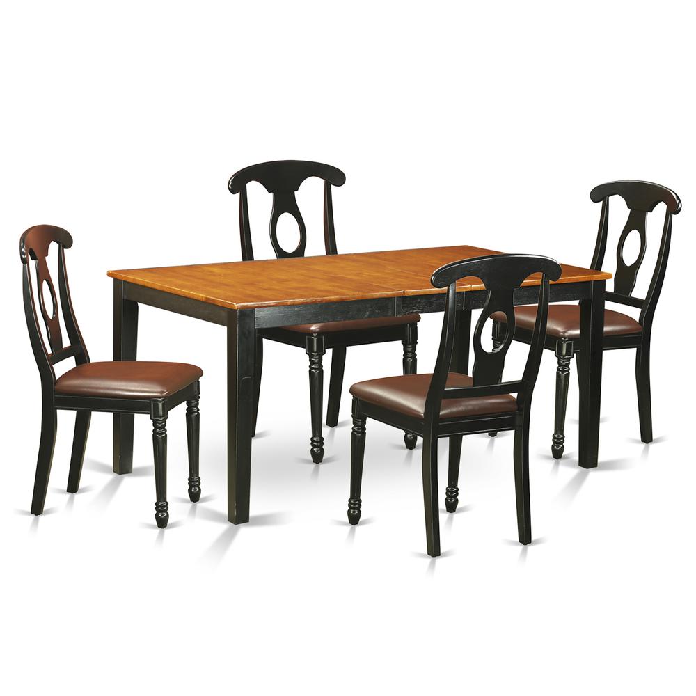 5  PC  Dining  room  set-Dining  Table  and  4  Wood  Dining  Chairs. Picture 2