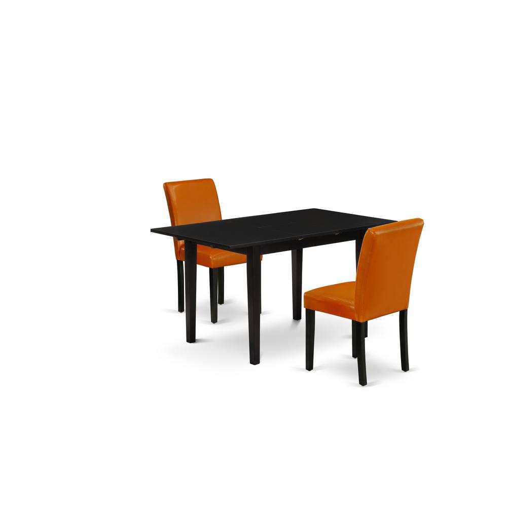 Dining Table- Dining Chairs, NOAB3-BLK-61. Picture 2
