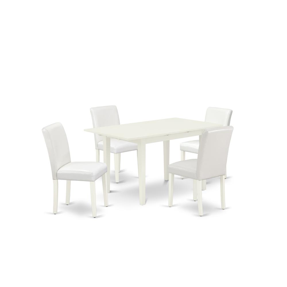 Dining Table- Dining Chairs, NOAB5-LWH-64. Picture 2
