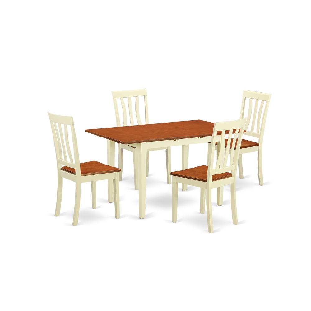 5  PcKitchen  dinette  set  -  Dinette  Table  and  4  Dining  Chairs. Picture 2