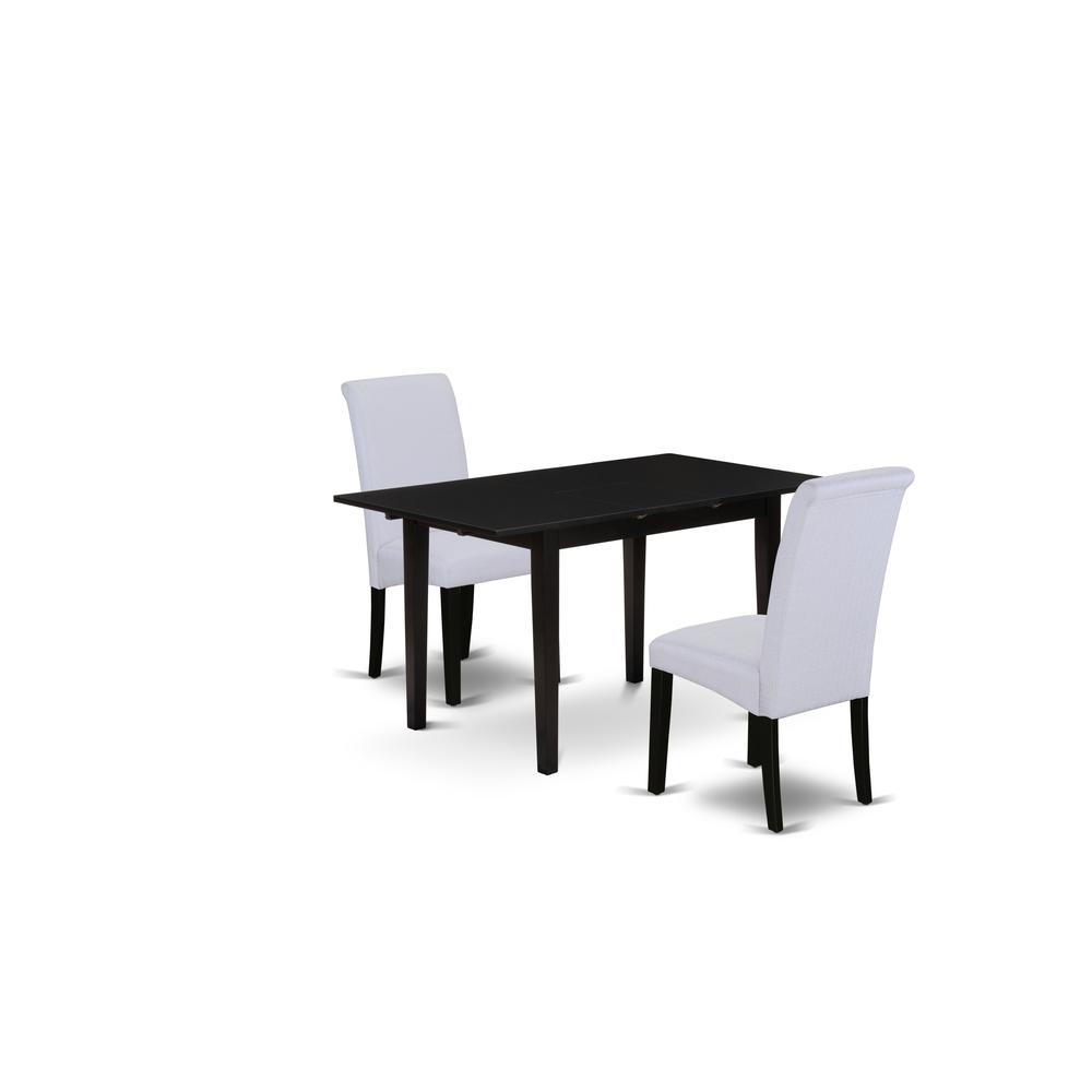 Dining Table- Dining Chairs, NOBA3-BLK-05. Picture 2