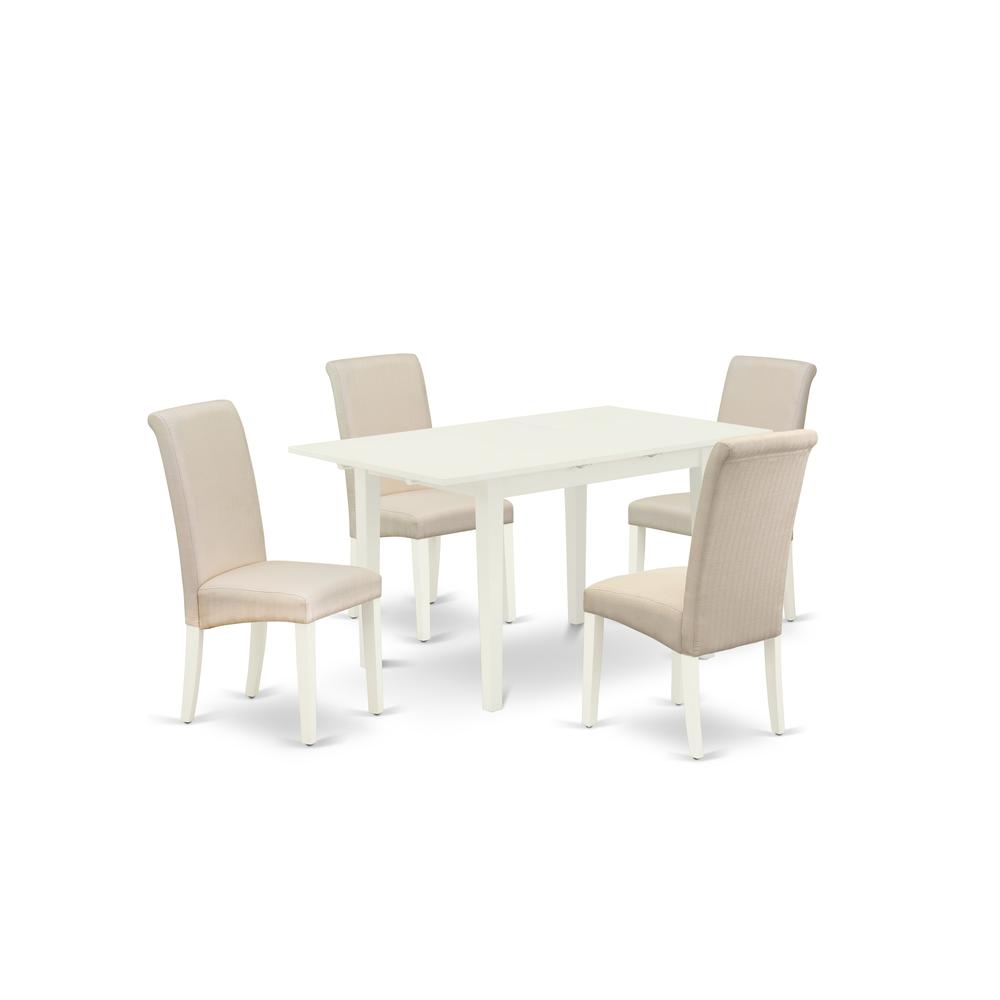 Dining Table- Dining Chairs, NOBA5-LWH-01. Picture 2