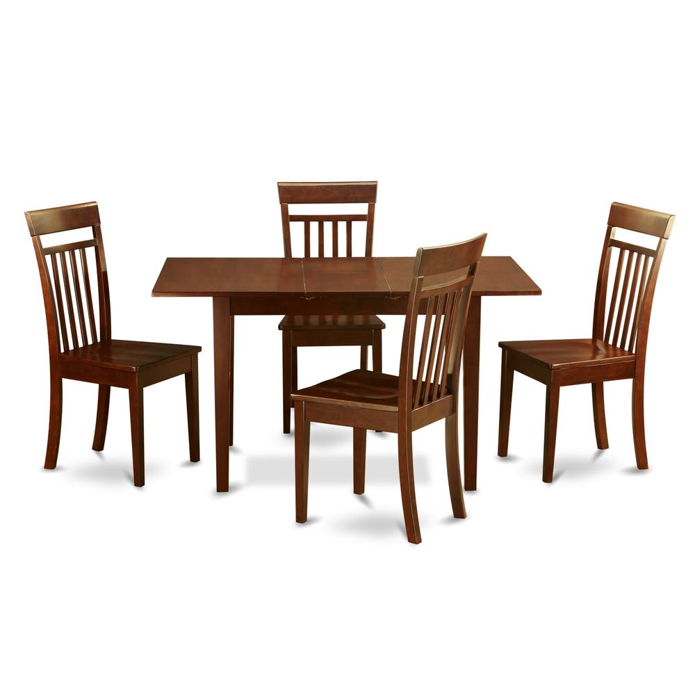 5  Pc  Kitchen  table  set  -  Table  with  Leaf  and  4  Dining  Table  Chairs. Picture 2