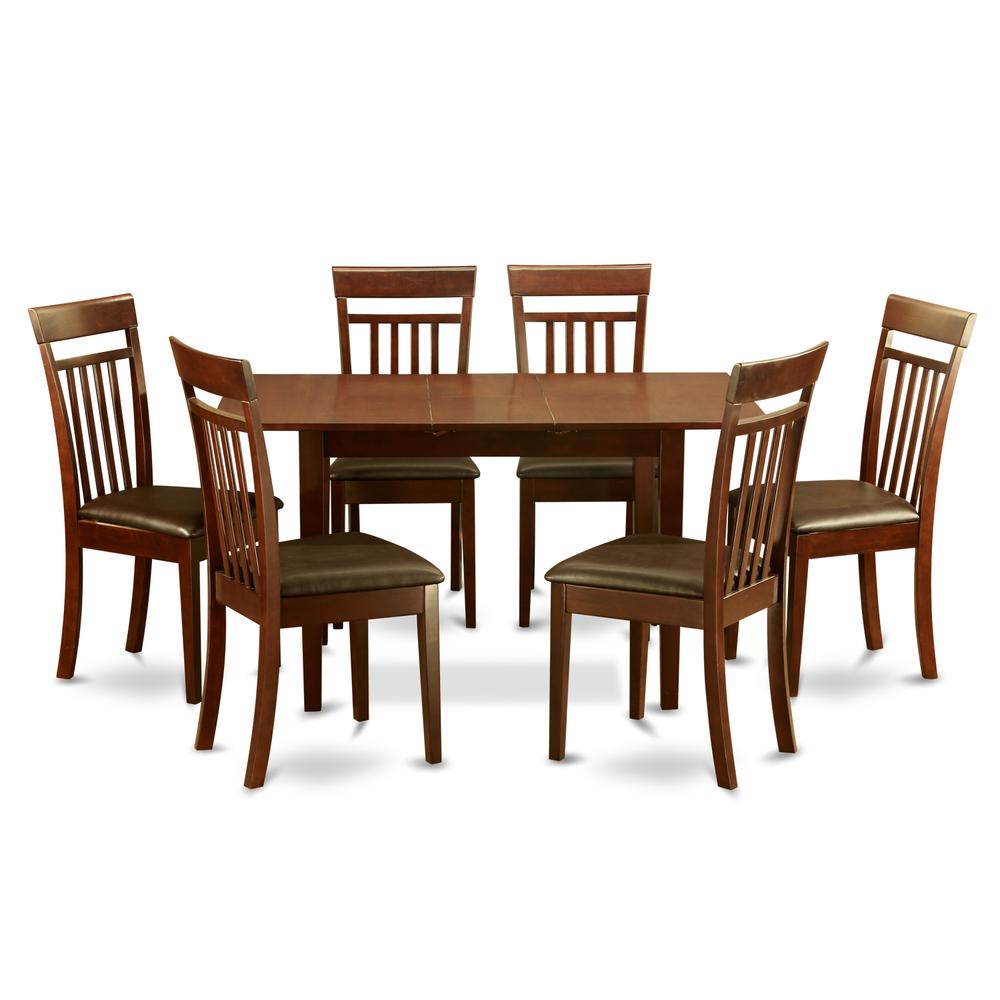 7  Pc  Small  dinette  set  for  small  spaces  -Table  and  6  Dining  Table  Chairs. Picture 2