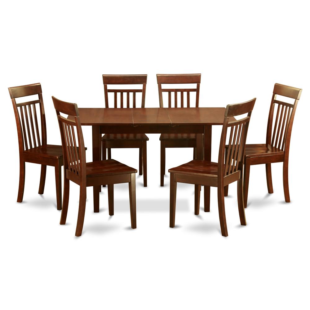 7  Pc  Small  Kitchen  nook  Dining  set  -T  able  and  6  Chairs  for  Dining  room. Picture 2