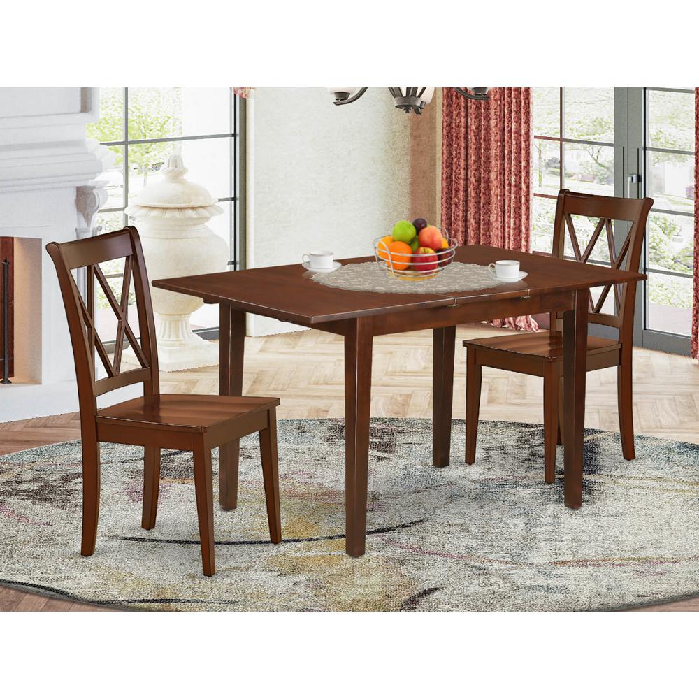 Dining Room Set Mahogany, NOCL3-MAH-W. Picture 2