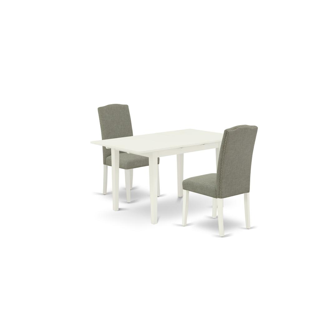 Dining Table- Parson Chairs, NOEN3-LWH-06. Picture 2