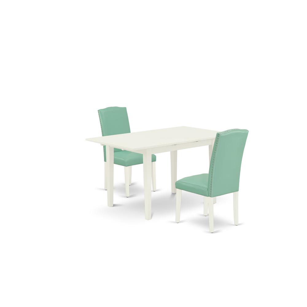 Dining Table- Parson Chairs, NOEN3-LWH-57. Picture 2