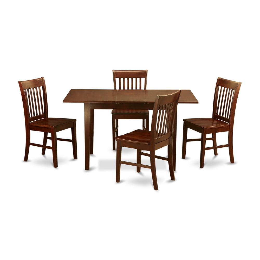 5  Pc  small  Kitchen  Table  set-  Table  with  a  12in  leaf  and  4  Dining  Chairs. Picture 2