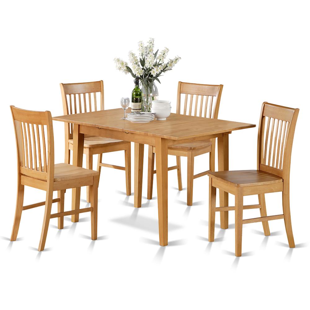 5  Pc  dinette  set  -  Dining  Tables  for  small  spaces  and  4  Chairs  for  Dining  room. Picture 2