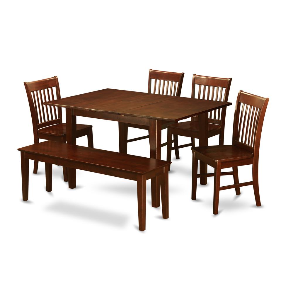 6  Pc  dinette  set  -  Table  and  4  Dining  Table  Chairs  for  Dining  room  and  Bench. Picture 2