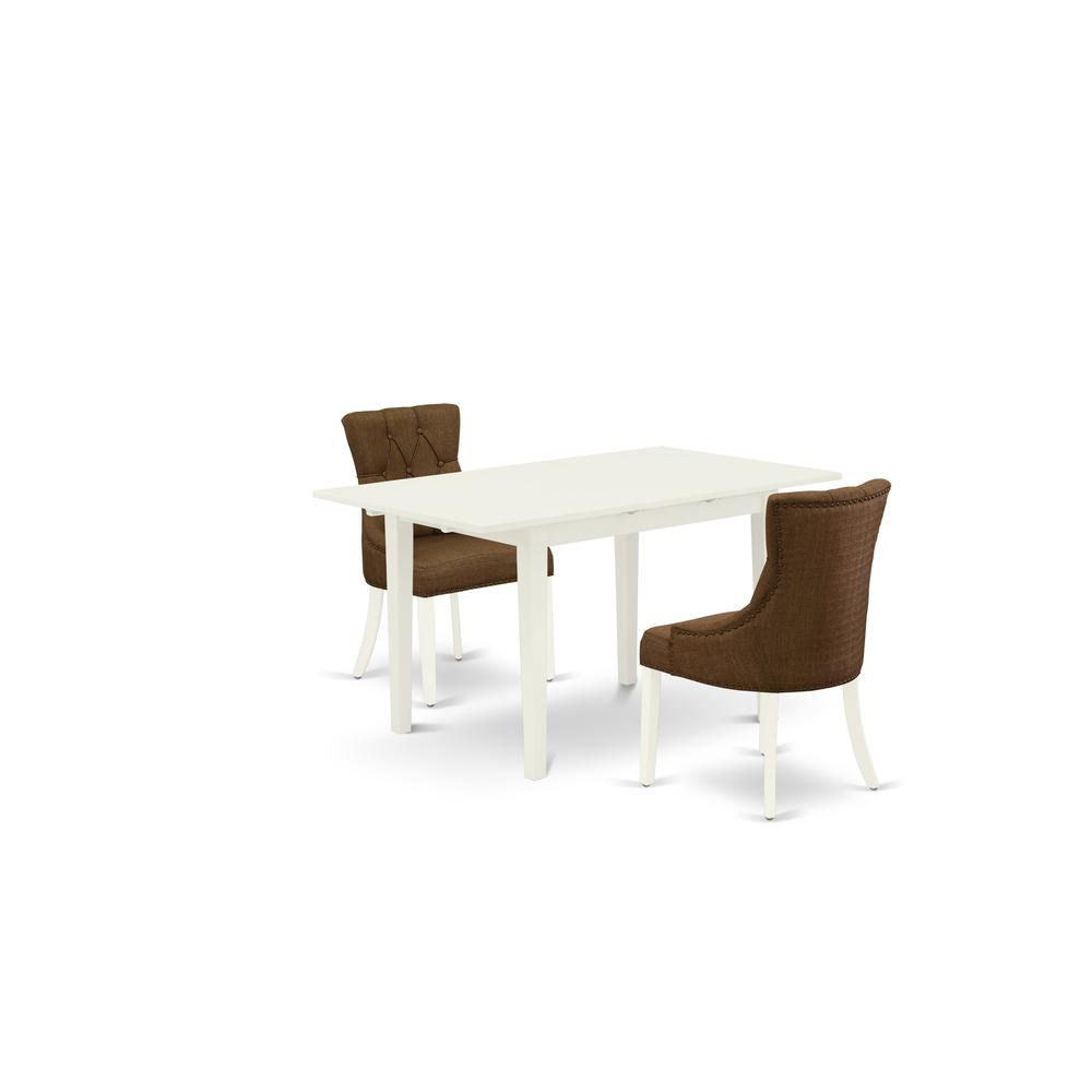Dining Table- Parson Chairs, NOFR3-LWH-18. Picture 2