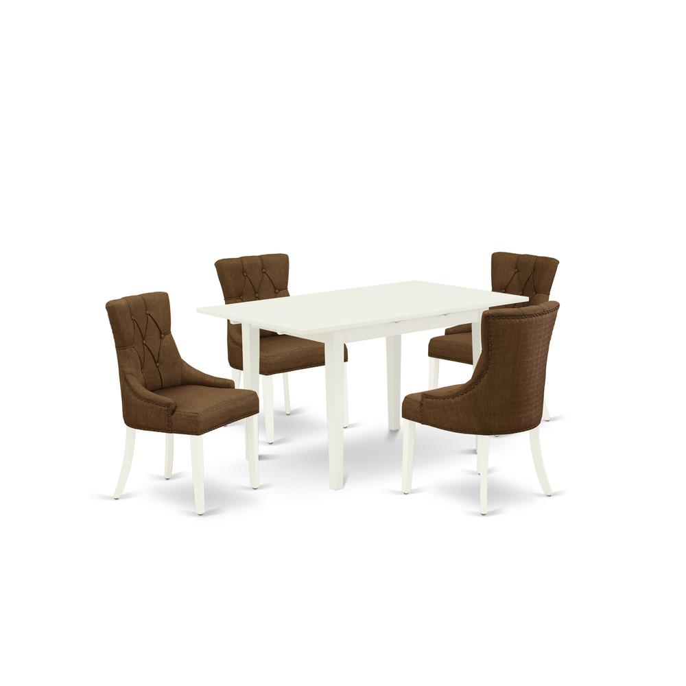 Dining Table- Parson Chairs, NOFR5-LWH-18. Picture 2