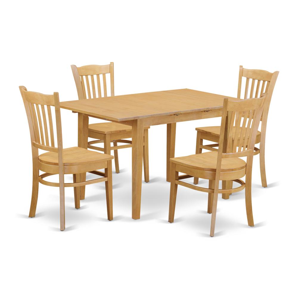 5  PC  Kitchen  Table  set  -  Kitchen  Table  and  4  Dining  Chairs. Picture 2