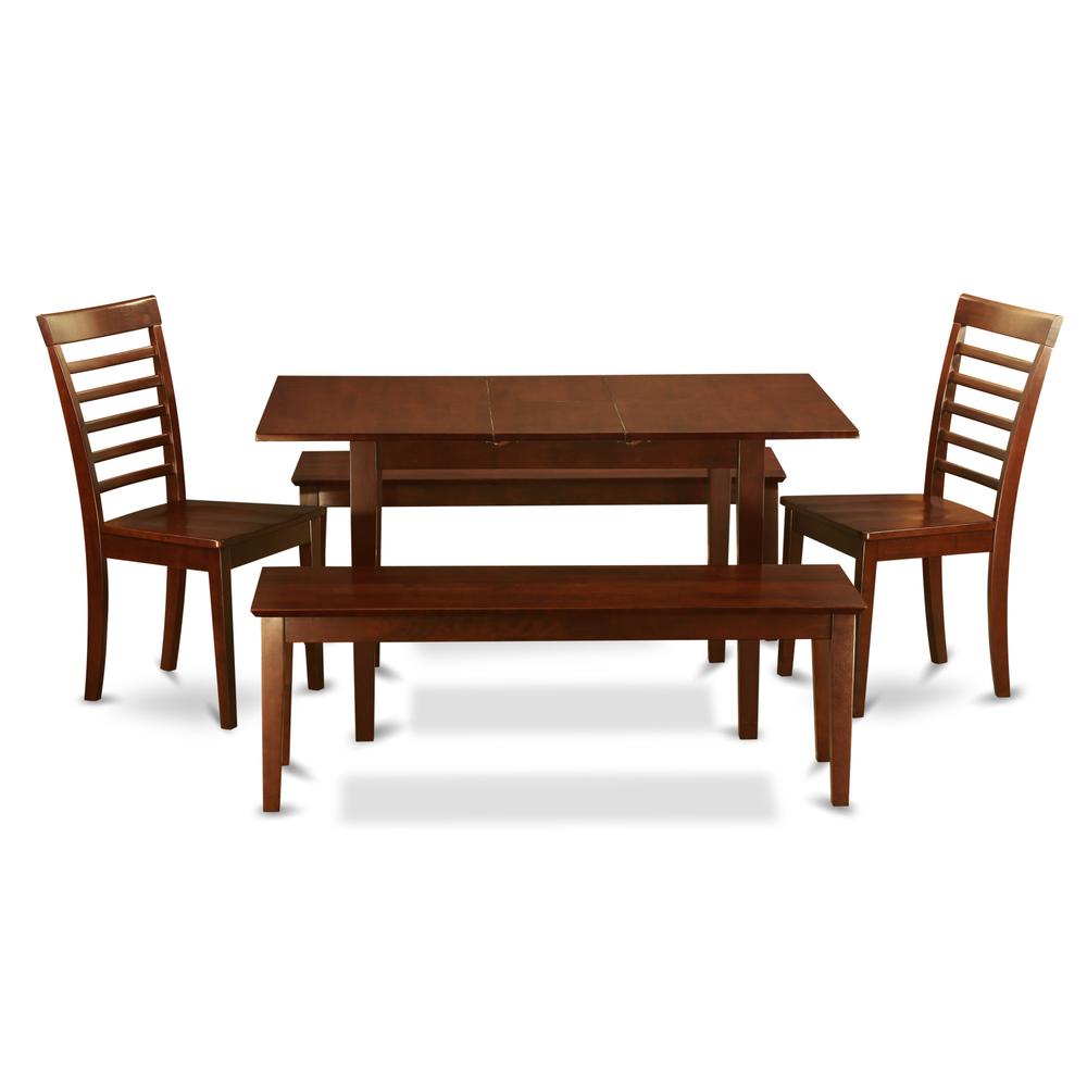 5  Pc  Kitchen  Table  set  -  plus  2  Chairs  for  Dining  room  and  2  Benches. Picture 2