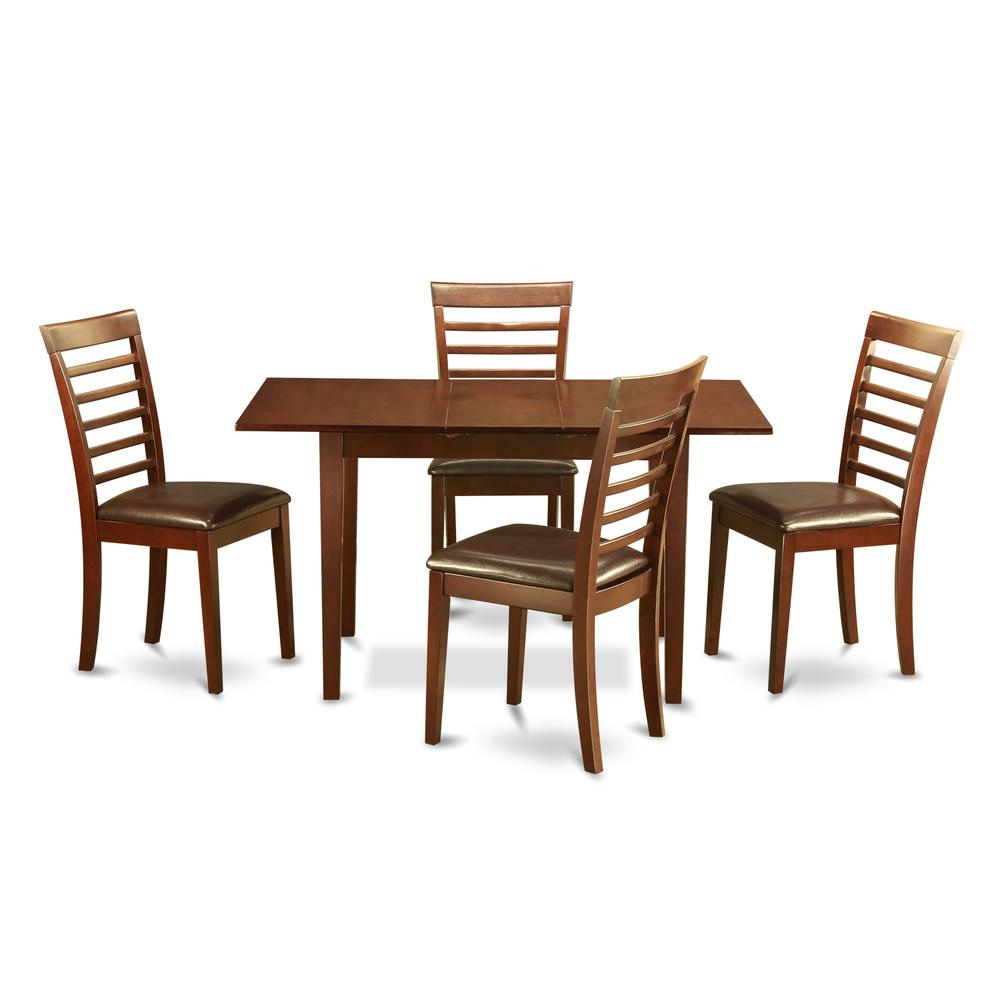 5  Pc  Kitchen  Tables  set  -  Table  with  Leaf  and  2  Chairs  for  Dining  room. Picture 2