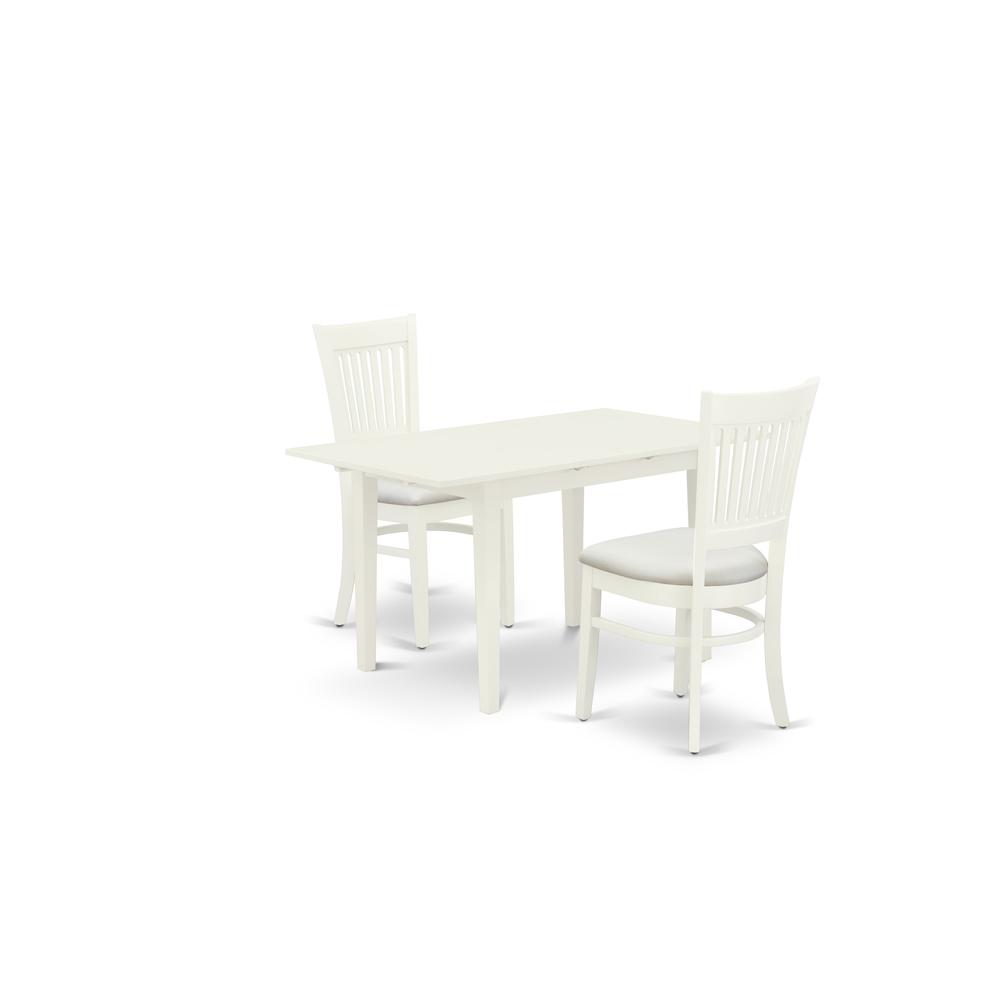 Dining Table- Dining Chairs, NOVA3-LWH-C. Picture 2