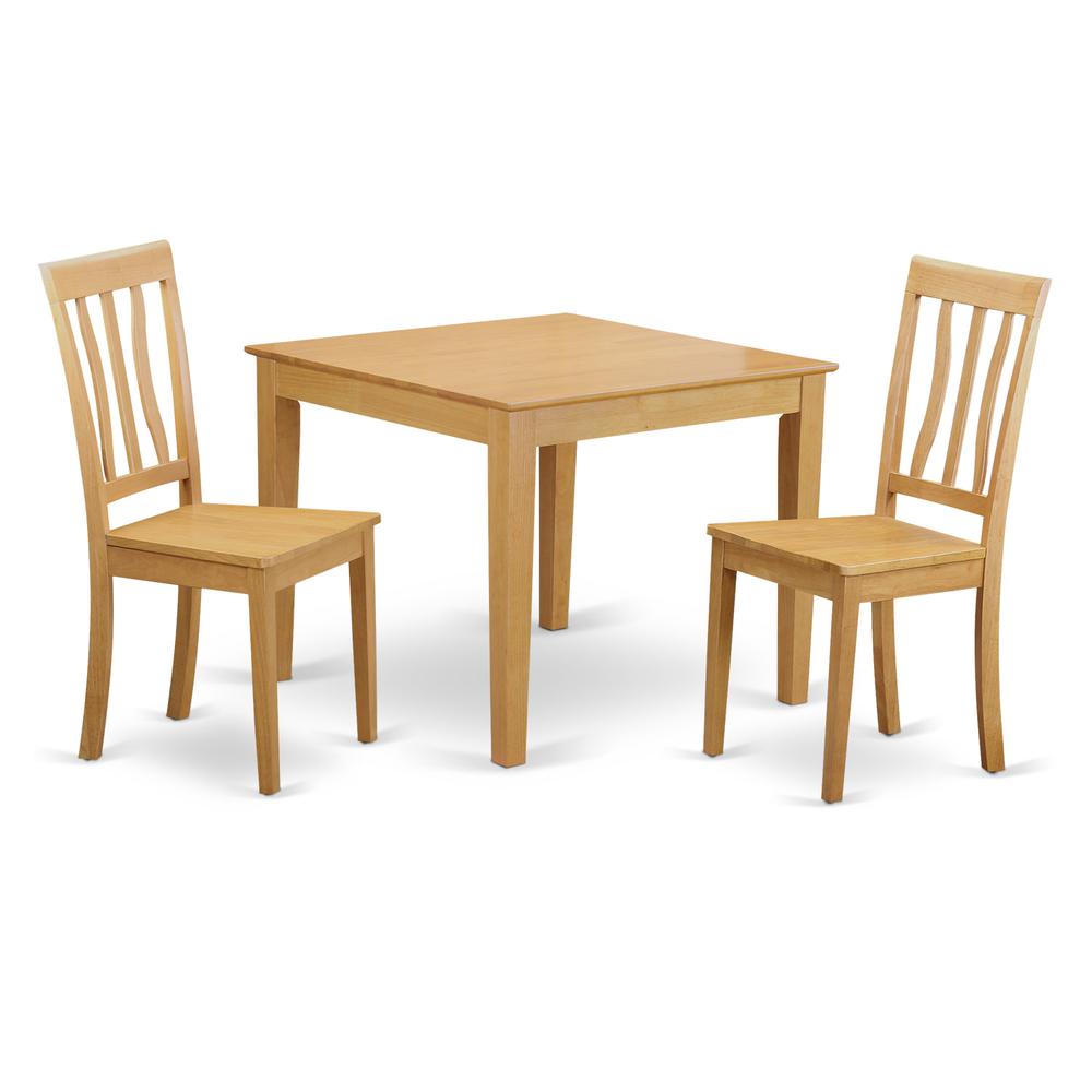 3  Pc  small  Kitchen  Table  and  Chairs  set  -square  Kitchen  Table  and  2  Dining  Chairs. Picture 2
