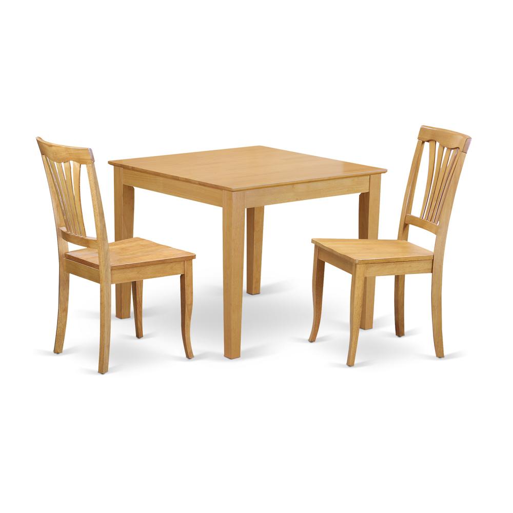 3  Pc  small  Kitchen  Table  set  -square  Table  and  2  Dining  Chairs. Picture 2